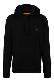 BOSS Black Logo-Patch Hoodie In Cotton Terry - Image 5 of 5