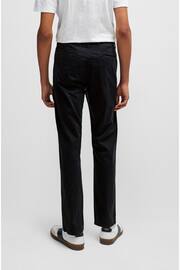 BOSS Black Slim Fit Stretch Cotton Trousers - Image 2 of 5