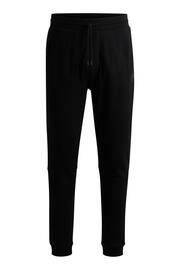 BOSS Black Logo Patch Cotton Terry Joggers - Image 5 of 6