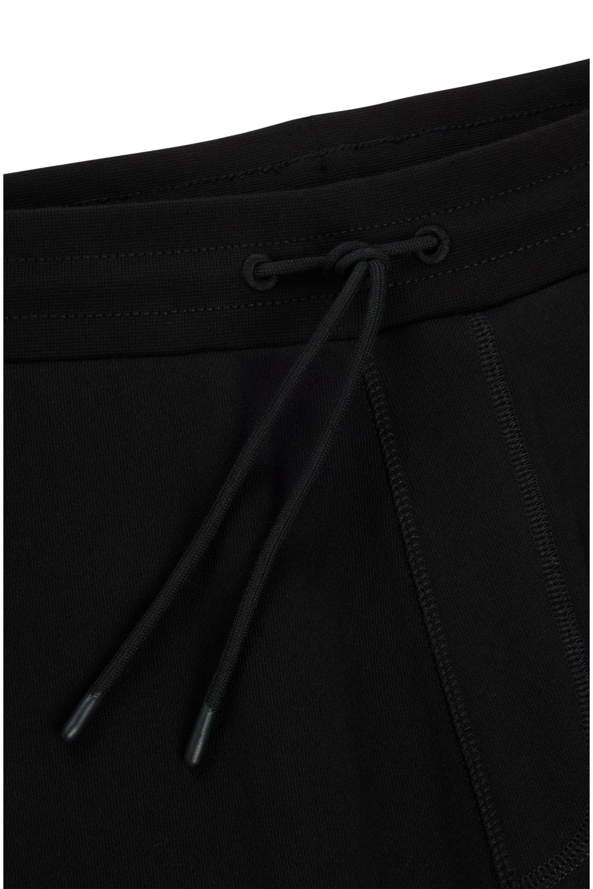 BOSS Black Logo Patch Cotton Terry Joggers - Image 6 of 6