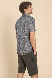 White Stuff Blue Waves Printed Shirt - Image 2 of 7