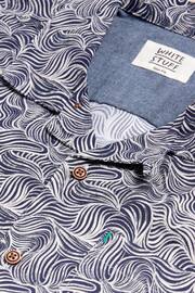 White Stuff Blue Waves Printed Shirt - Image 7 of 7