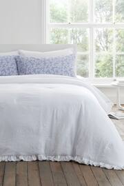 Bianca White Soft Washed Frill 220x230cm Bedspread - Image 3 of 3