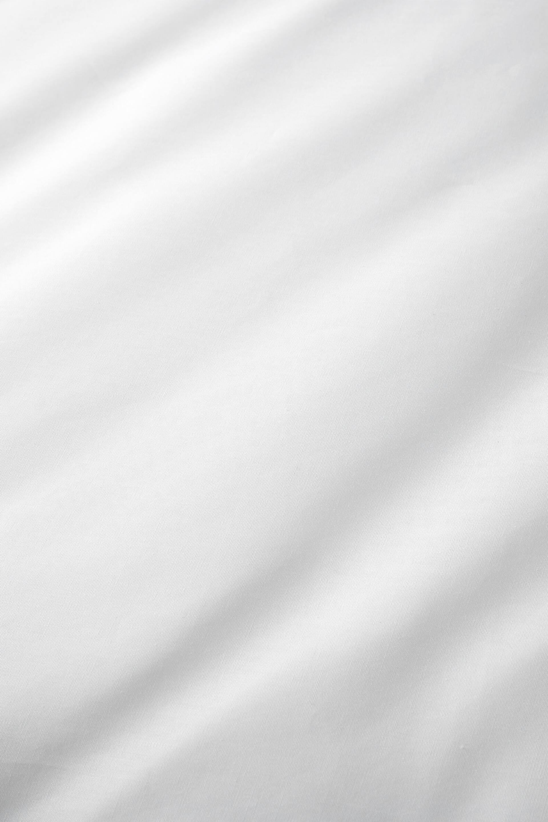 Bianca White 180 Thread Count Egyptian Cotton Fitted Sheet - Image 2 of 3