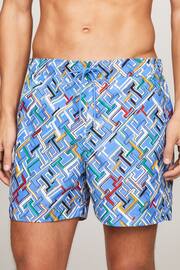 Tommy Hilfiger Mongram Logo Print Swim Shorts - Image 1 of 6