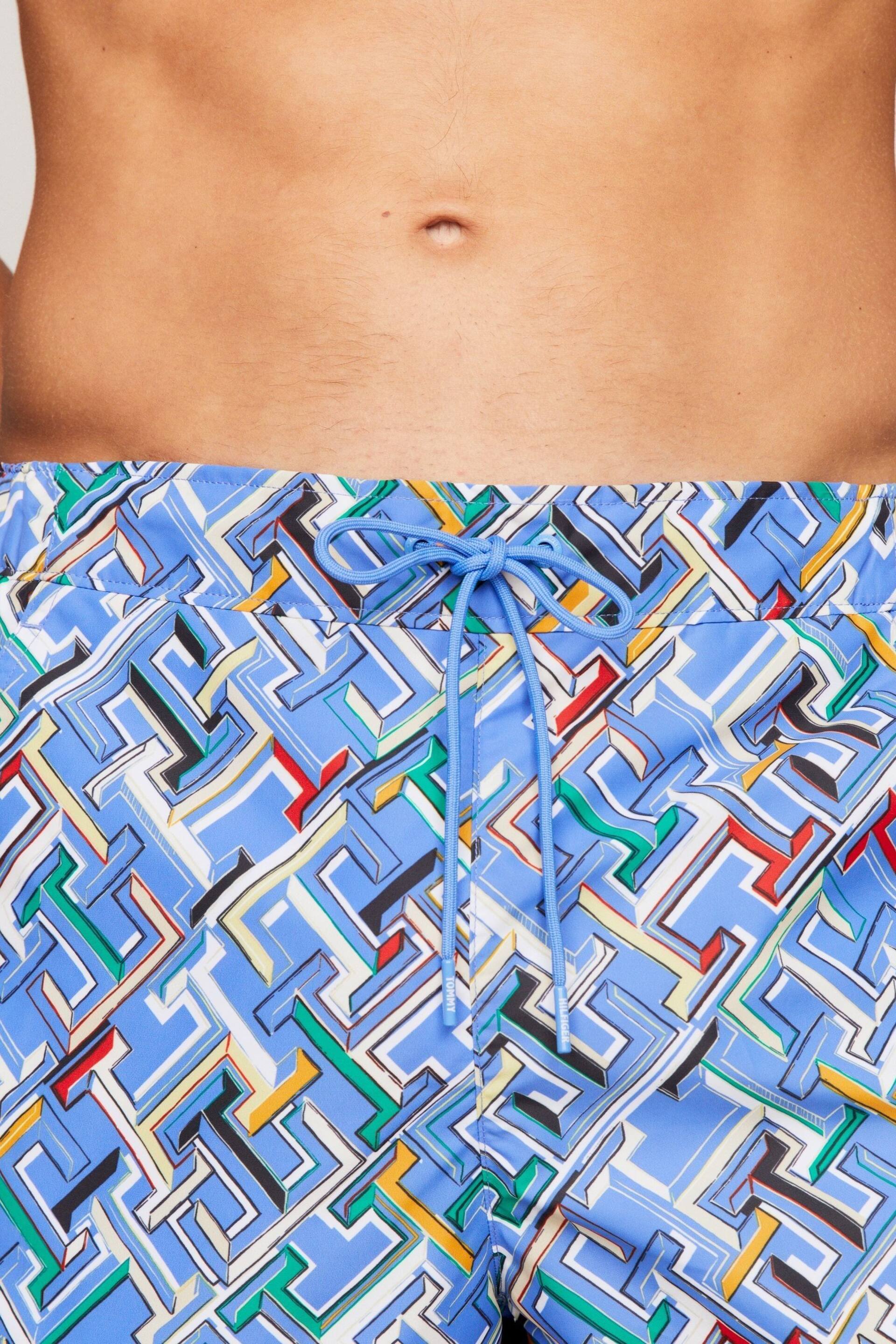 Tommy Hilfiger Mongram Logo Print Swim Shorts - Image 2 of 6