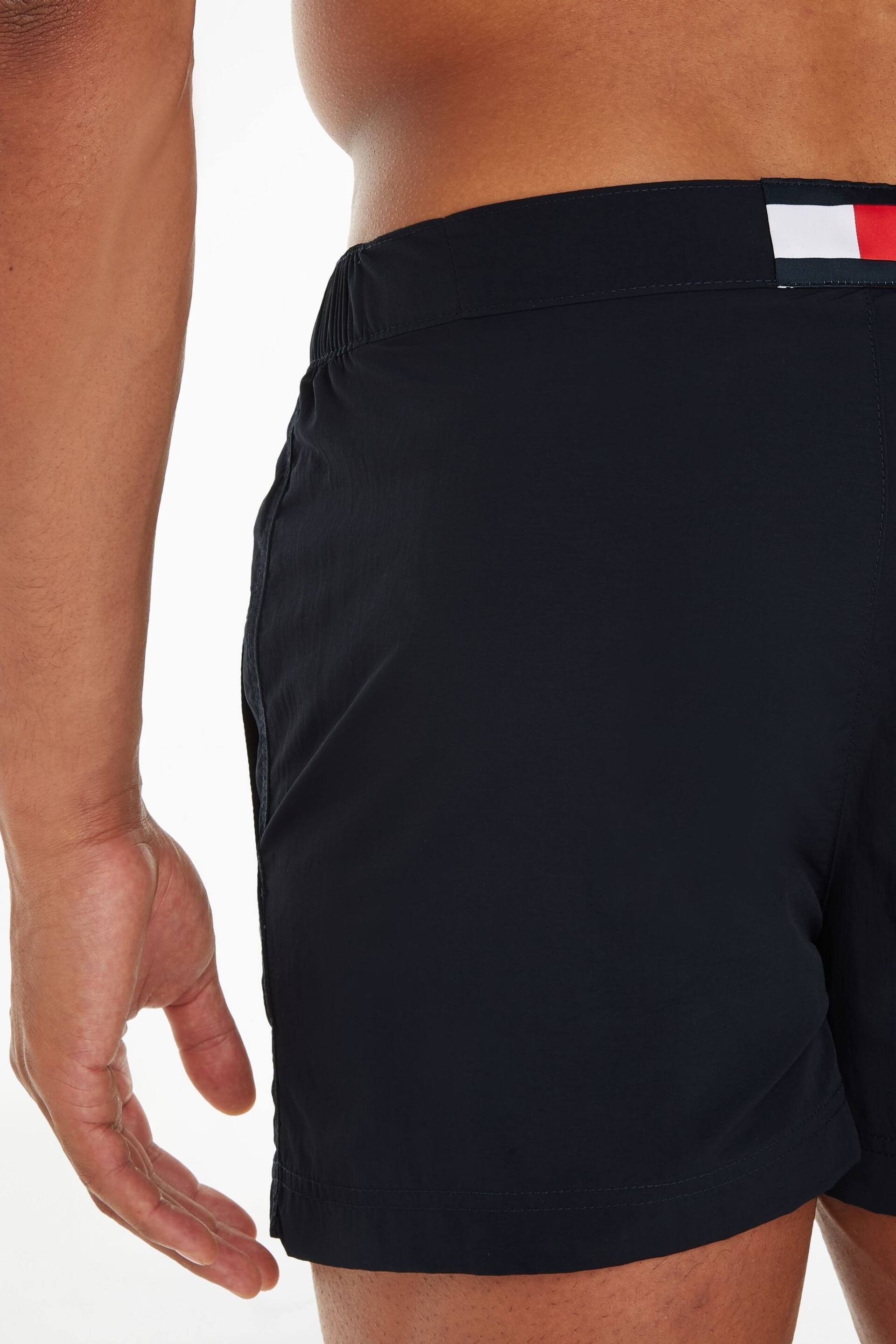 Tommy Hilfiger Black Chinos Swim Shorts - Image 3 of 6