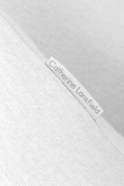 Catherine Lansfield White Brushed 100% Cotton Duvet Cover Set - Image 3 of 3