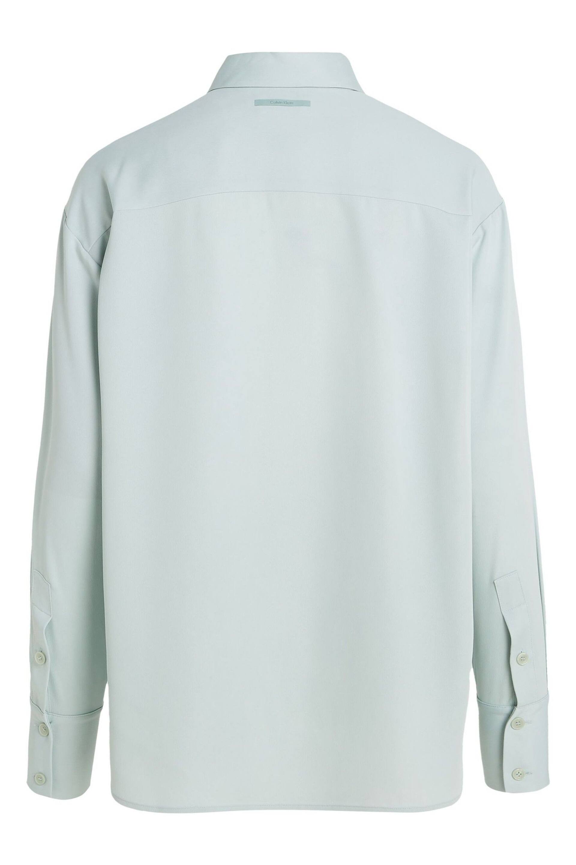 Calvin Klein Grey Relaxed Shirt - Image 5 of 6