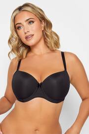 Yours Curve Black Padded T-Shirt Bra - Image 1 of 4