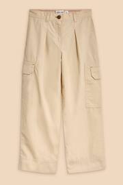 White Stuff Natural Colette Cargo Trousers - Image 1 of 3