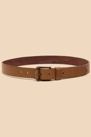 White Stuff Brown Leather Belt - Image 1 of 3