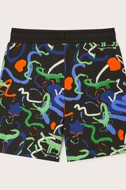 Monsoon Black Skateboarding Crocodile Shorts - Image 2 of 3