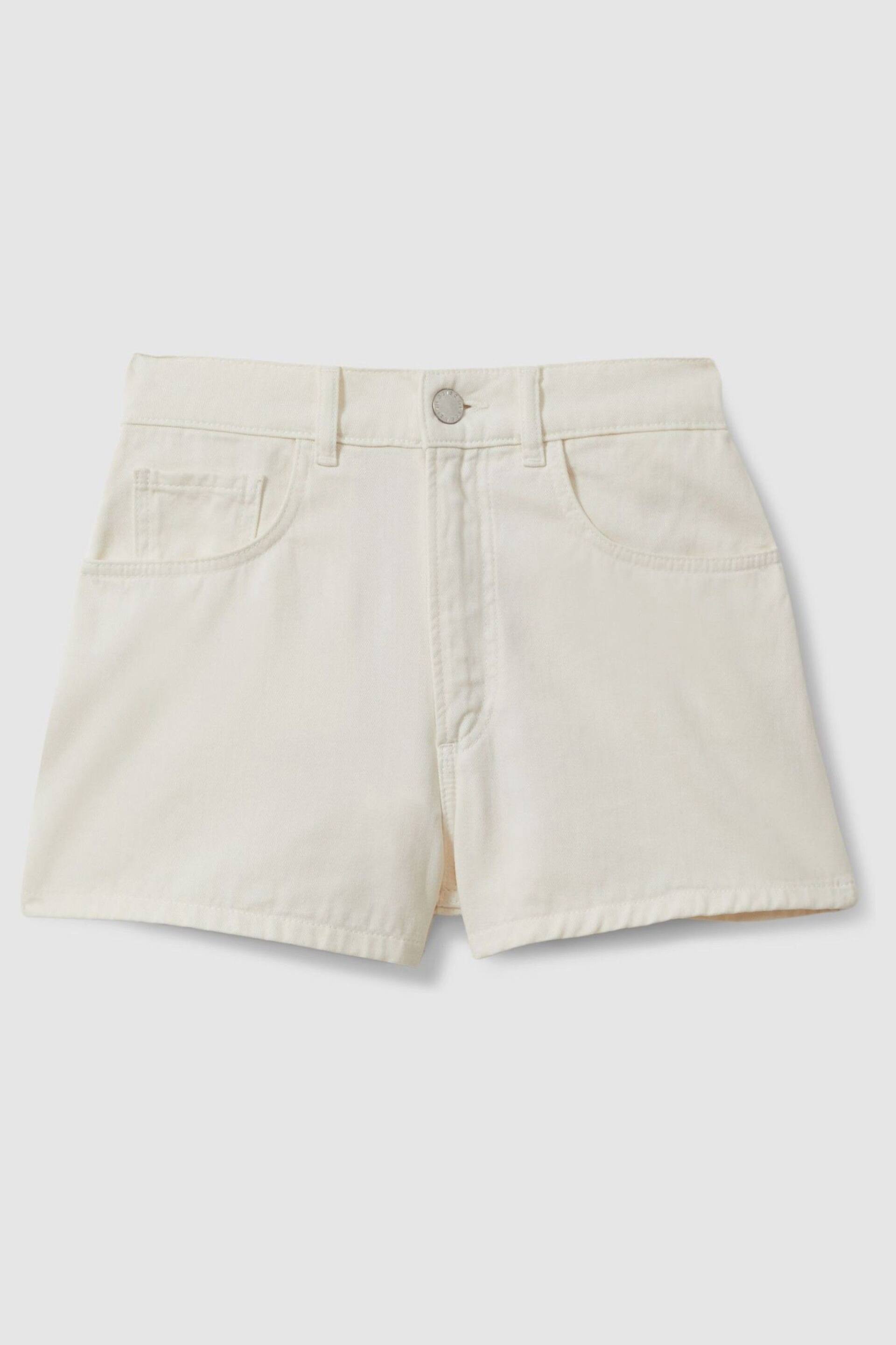 Reiss Cream Colorado Garment Dyed Shorts - Image 2 of 6