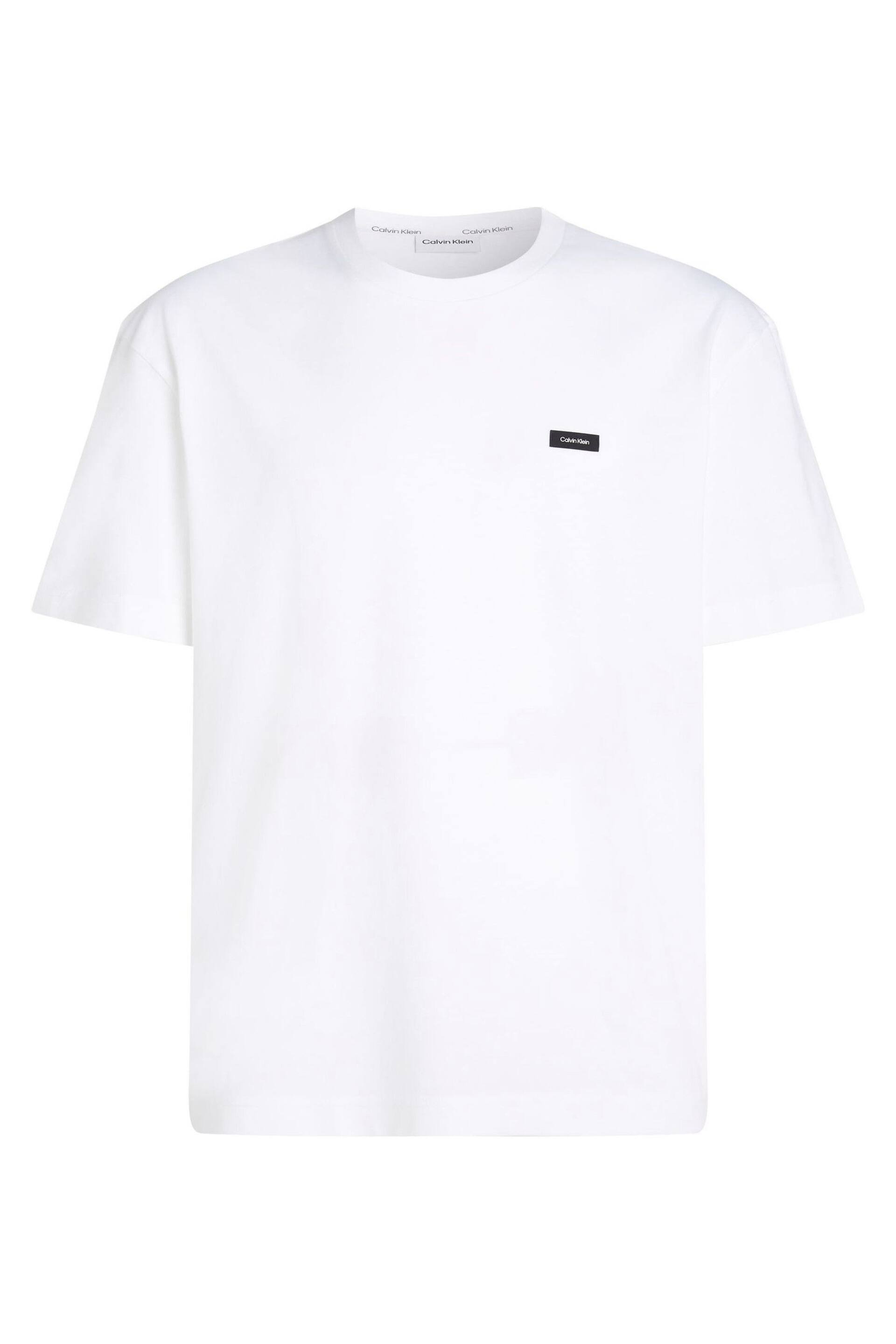 Calvin Klein White Logo T-Shirt - Image 4 of 4