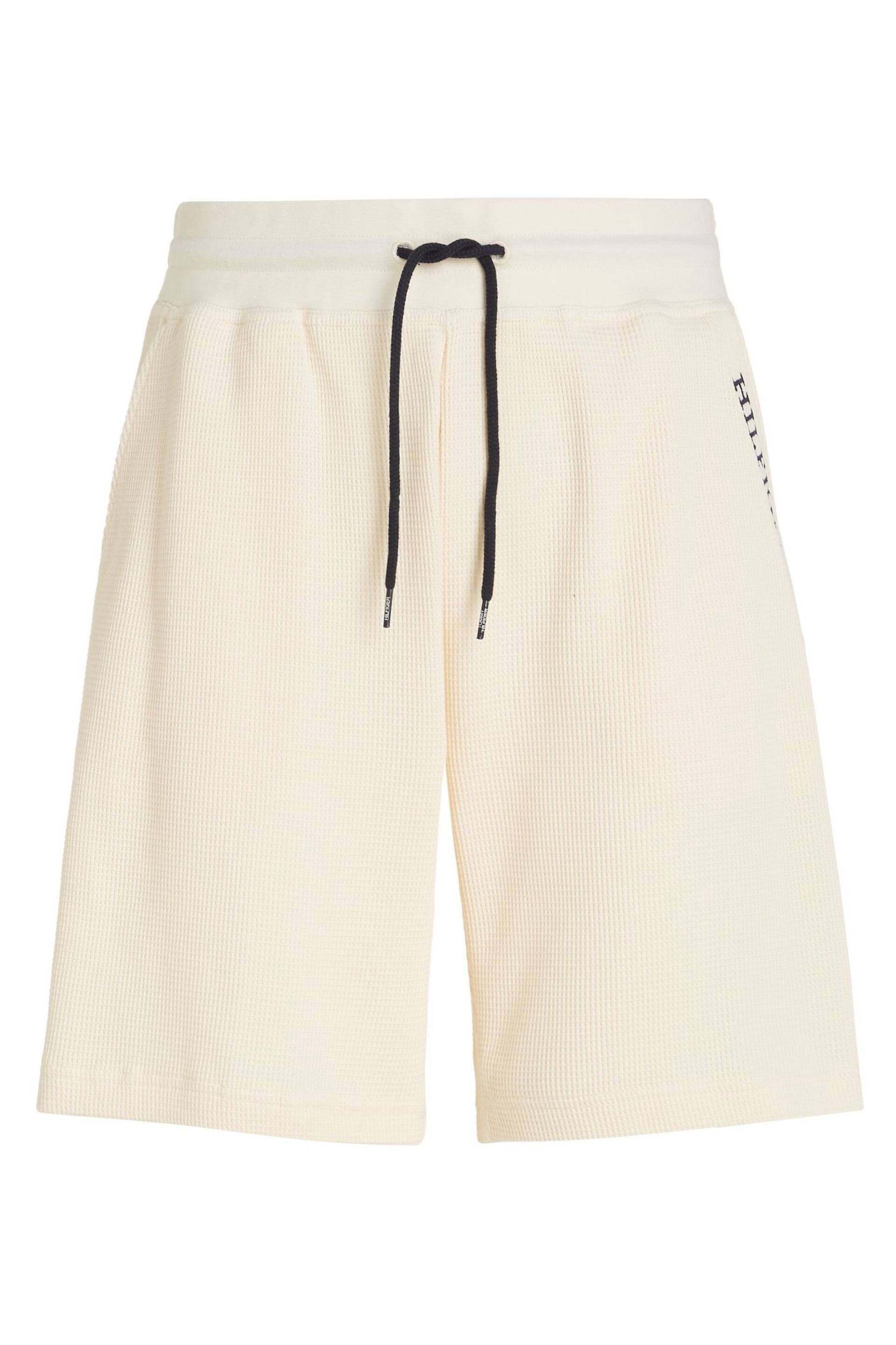 Tommy Hilfiger Cream Lounge Mesh Shorts - Image 4 of 6