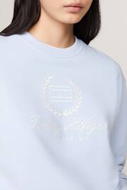 Tommy Hilfiger Blue Crest Logo Sweater - Image 4 of 5