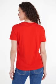 Tommy Hilfiger Red Logo T-Shirt - Image 2 of 6