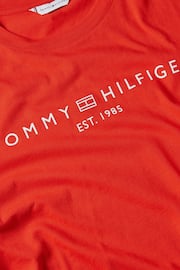Tommy Hilfiger Red Logo T-Shirt - Image 6 of 6