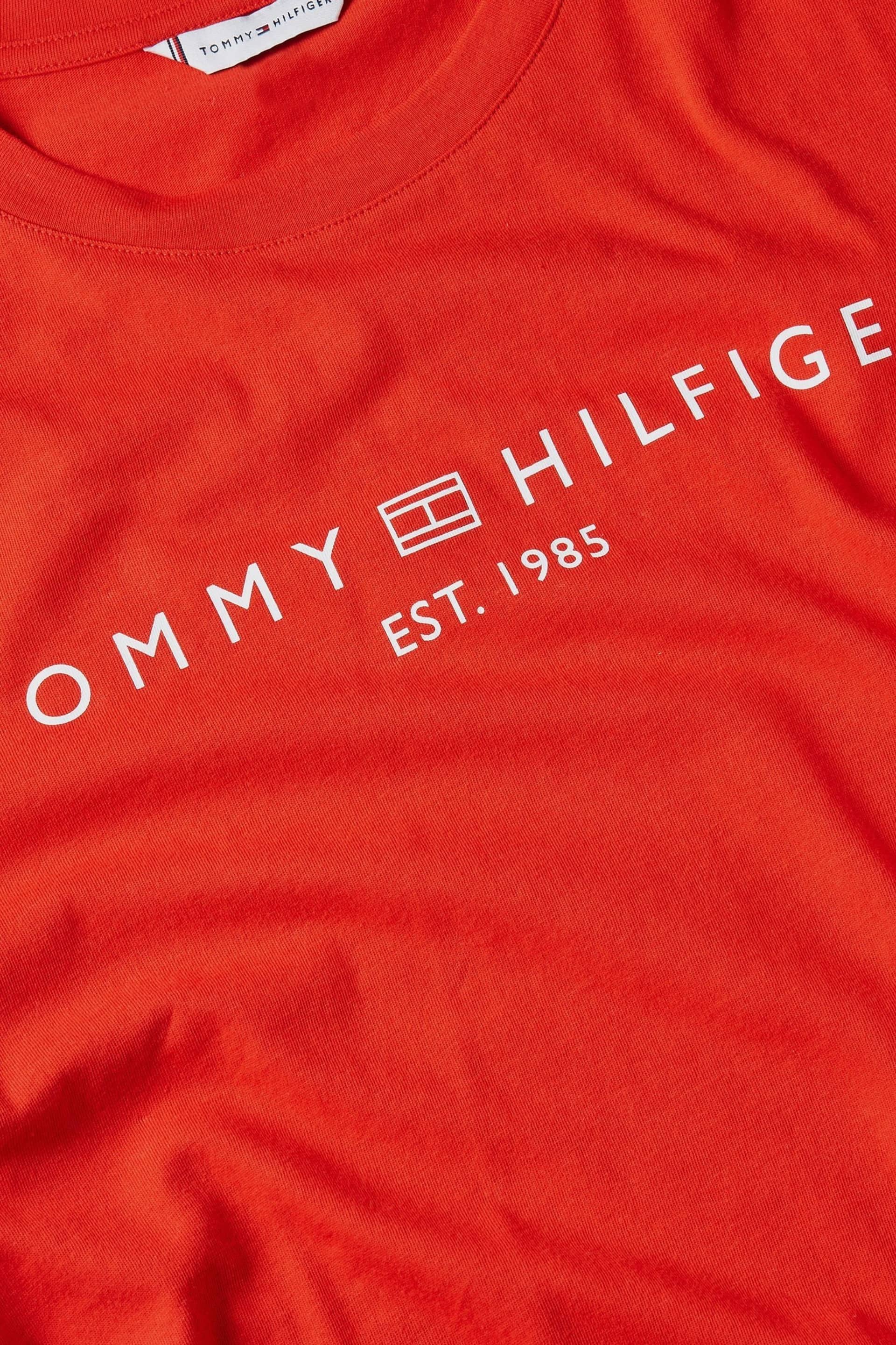 Tommy Hilfiger Red Logo T-Shirt - Image 6 of 6
