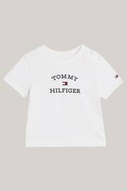 Tommy Hilfiger Baby Logo White T-Shirt - Image 1 of 3