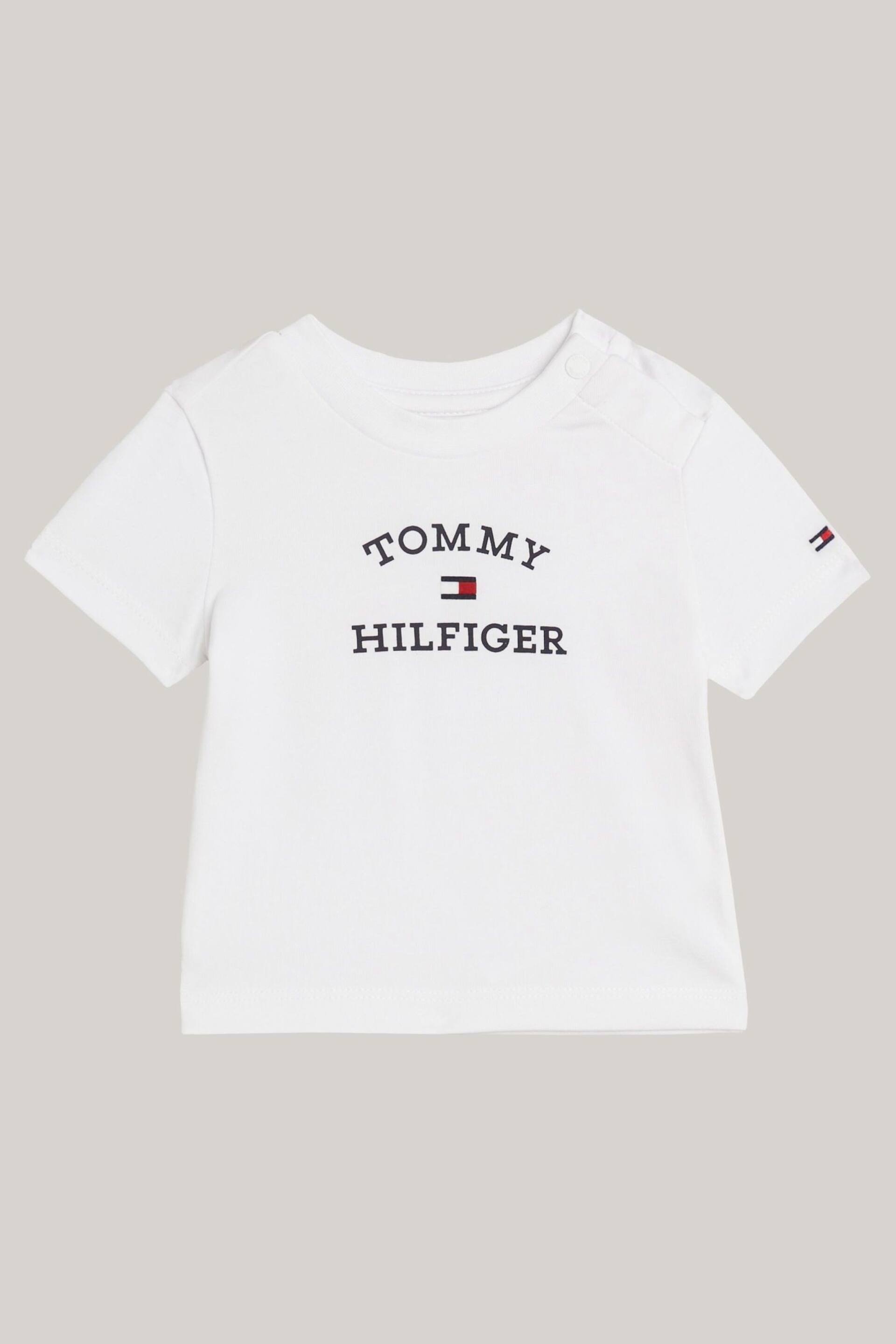 Tommy Hilfiger Baby Logo White T-Shirt - Image 1 of 3