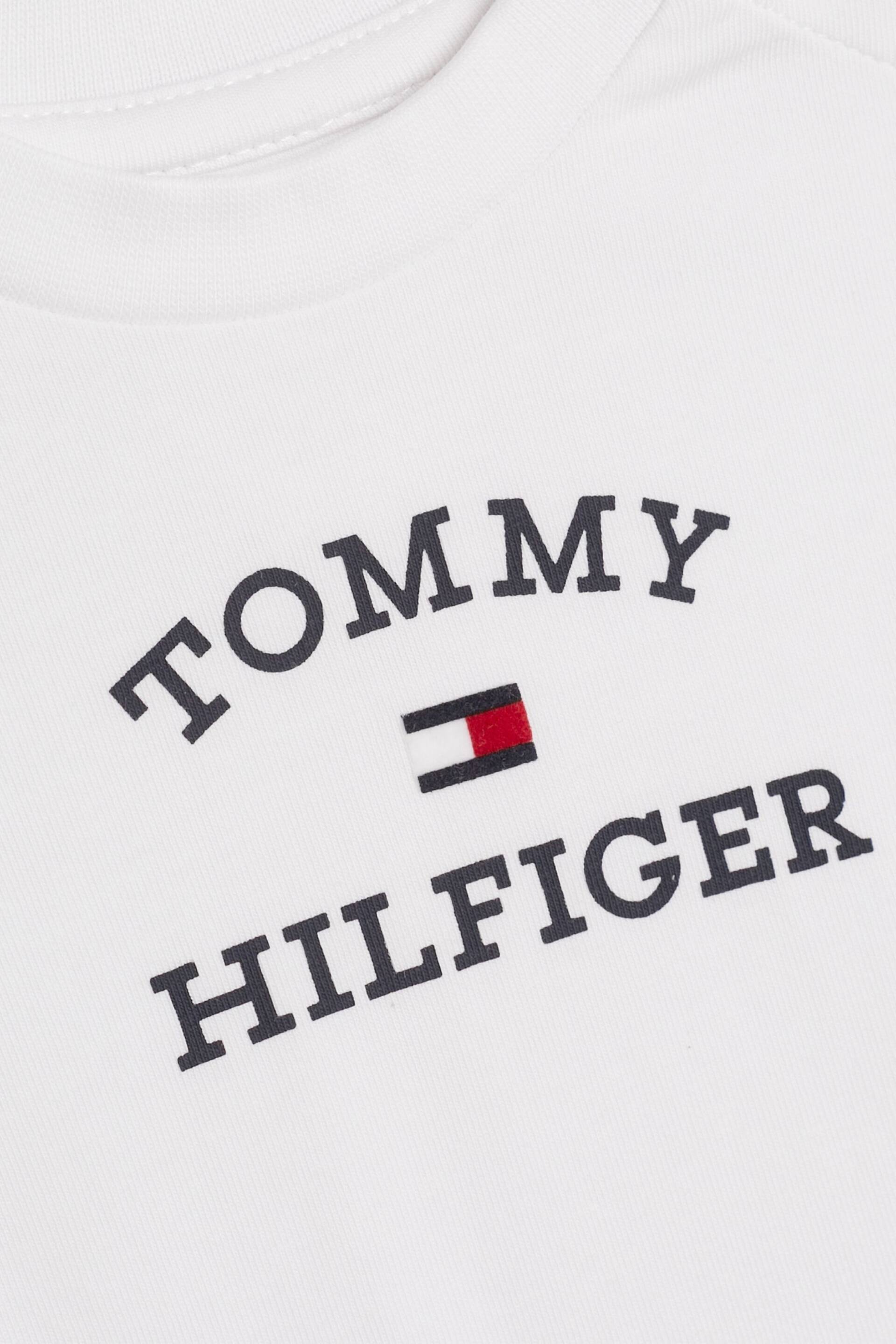 Tommy Hilfiger Baby Logo White T-Shirt - Image 3 of 3