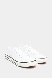 Long Tall Sally White Canvas Low Trainers - Image 2 of 5