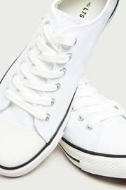 Long Tall Sally White Canvas Low Trainers - Image 4 of 5
