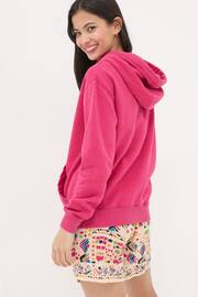 FatFace Pink Izzy Overhead Hoodie - Image 2 of 5
