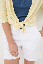 FatFace Yellow Tie Front Cardigan - Image 3 of 5