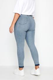 Yours Curve Light Blue Turn Up GRACE Jeans - Image 3 of 4