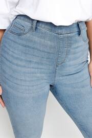 Yours Curve Light Blue Turn Up GRACE Jeans - Image 4 of 4