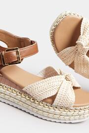 Yours Curve Natural Extra-Wide Fit Two Part Espadrilles - Image 5 of 5