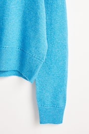 Oliver Bonas Blue Sparkle Knitted Jumper - Image 8 of 8