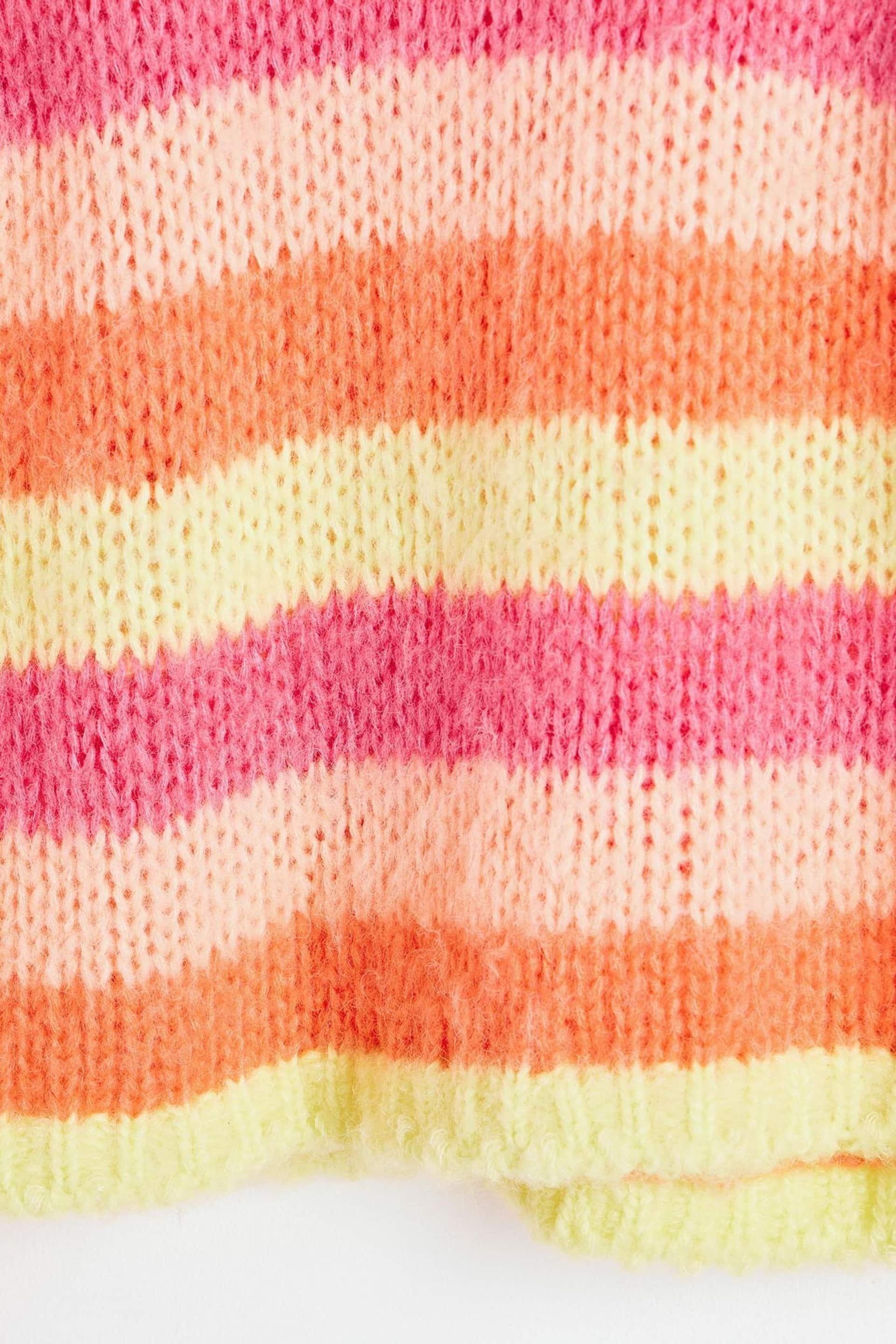 Oliver Bonas Multi Striped Lofty Knitted Jumper - Image 8 of 8