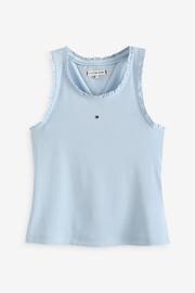 Tommy Hilfiger Blue Essential Tank Top - Image 5 of 5