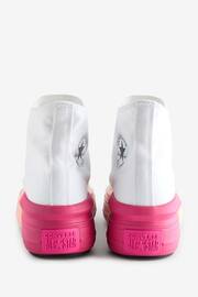 Converse White Ombre Move Platform Youth Trainers - Image 4 of 9