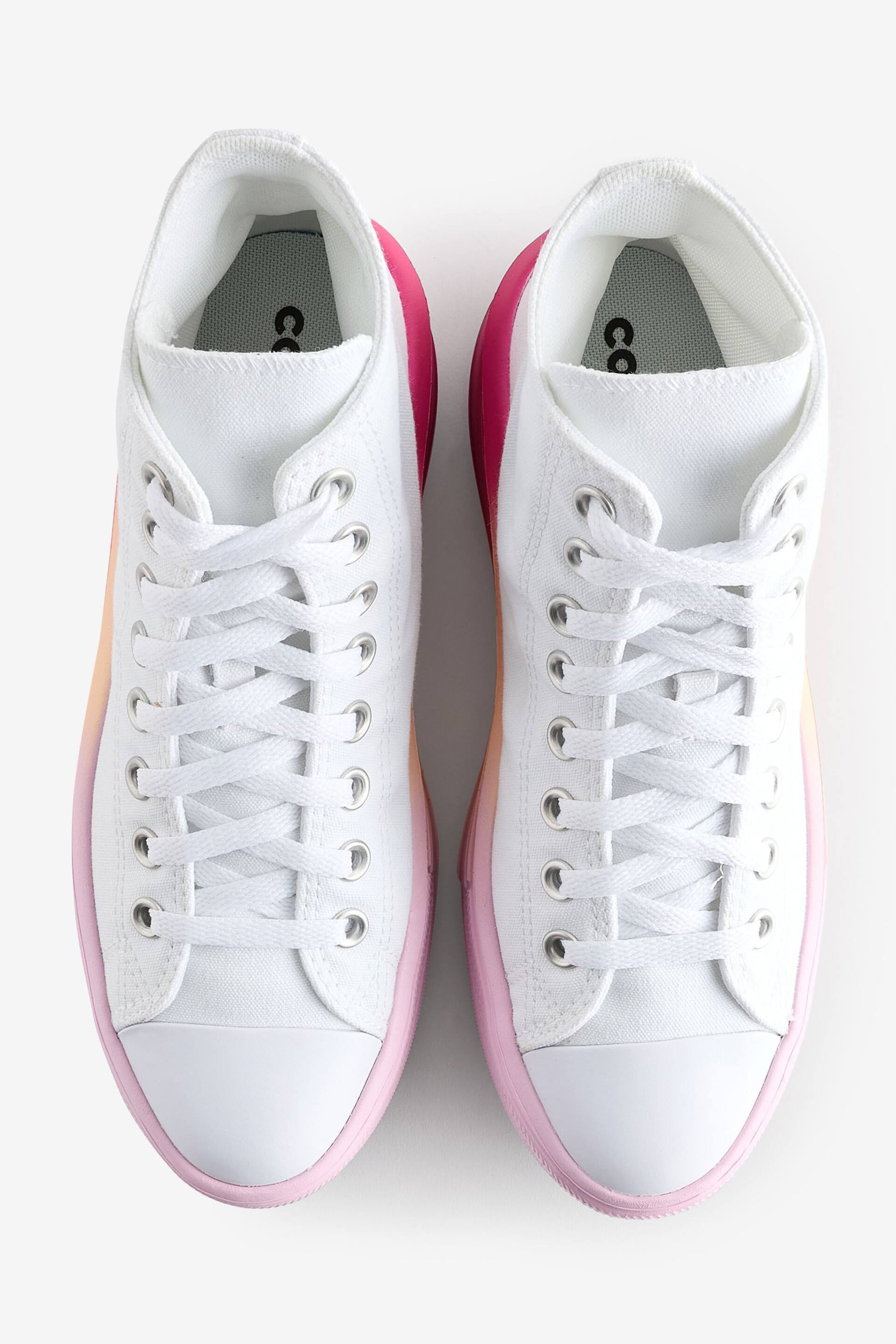 Converse White Ombre Move Platform Youth Trainers - Image 5 of 9