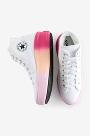 Converse White Ombre Move Platform Youth Trainers - Image 9 of 9
