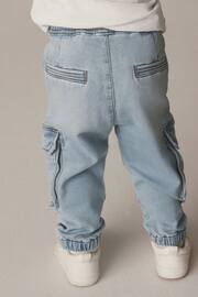 Bleach Denim Comfort Cargo Jeans (3mths-7yrs) - Image 2 of 7