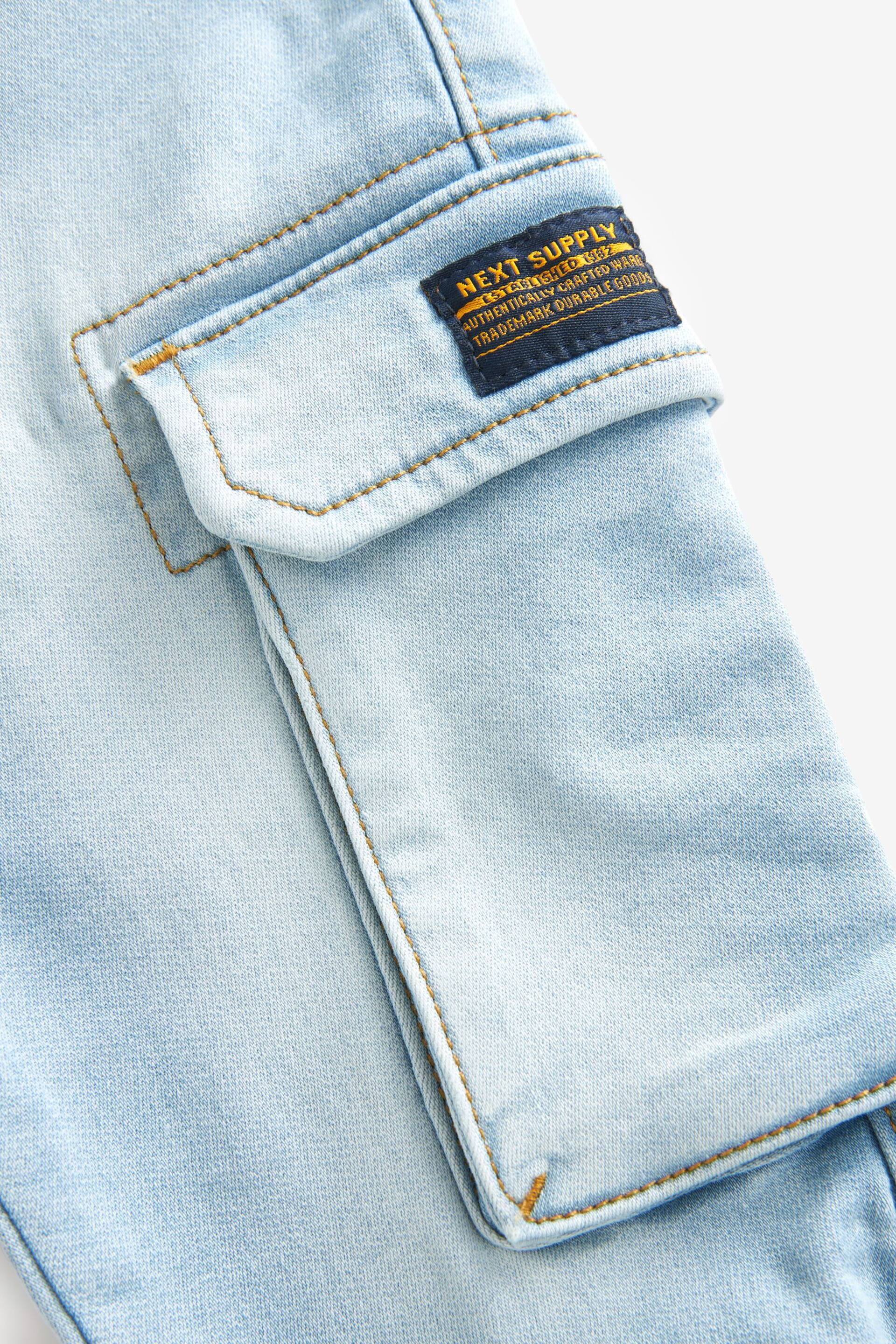 Bleach Denim Comfort Cargo Jeans (3mths-7yrs) - Image 7 of 7