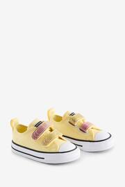Converse Yellow Lemon Infant 2V Trainers - Image 3 of 9