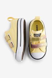Converse Yellow Lemon Infant 2V Trainers - Image 9 of 9