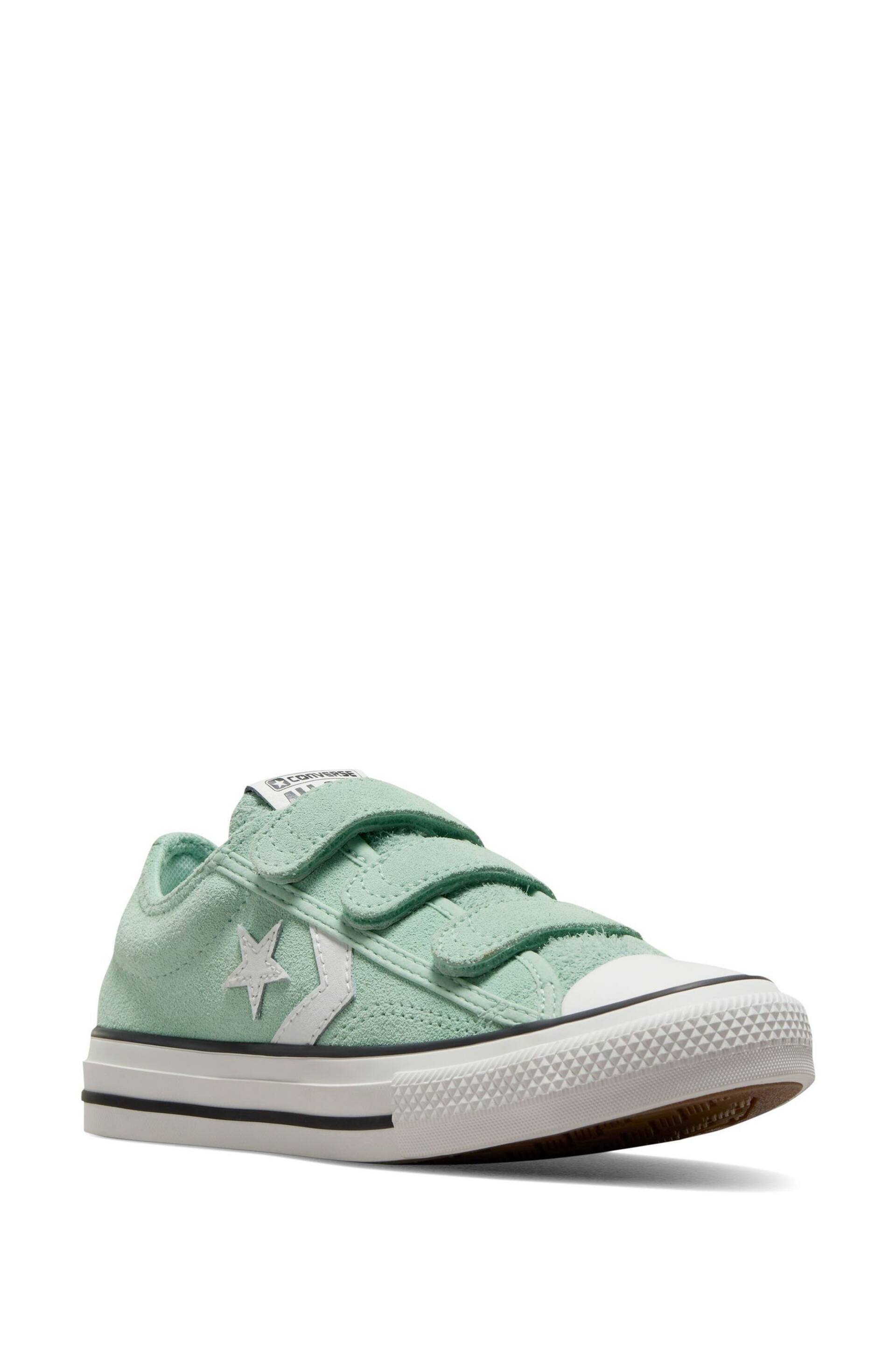 Converse Green Junior Star Player 76 3V Trainers - Image 3 of 9