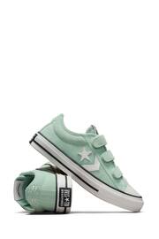 Converse Green Junior Star Player 76 3V Trainers - Image 4 of 9