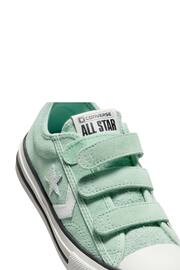 Converse Green Junior Star Player 76 3V Trainers - Image 6 of 9