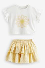 Lemon Yellow Skirt & T-Shirt Set (3mths-7yrs) - Image 5 of 7