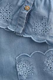 Denim Broderie Shirt and Trousers Set (3mths-7yrs) - Image 7 of 7