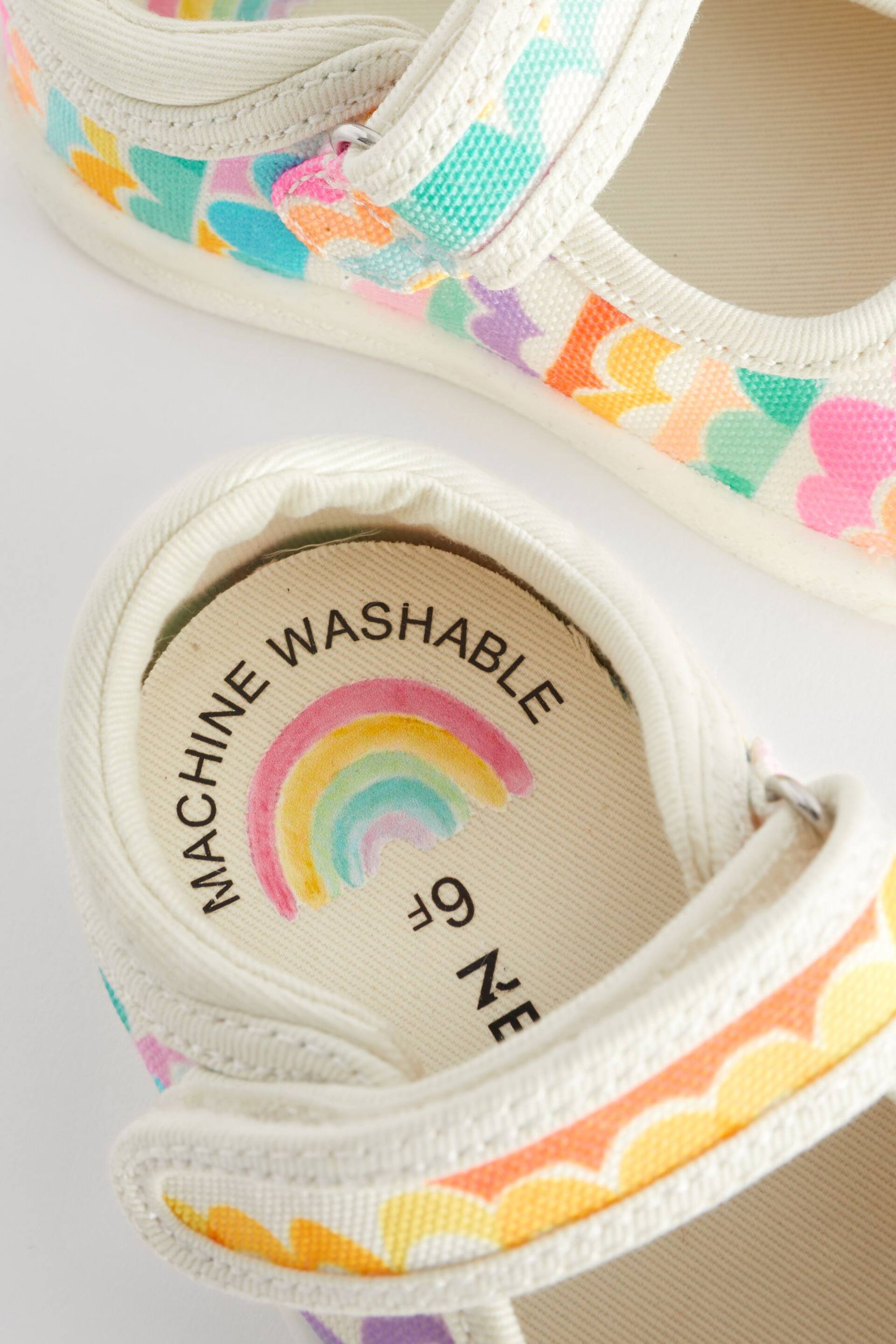 Multi Standard Fit (F) Machine Washable Mary Jane Shoes - Image 5 of 6